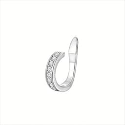 1Pc Hypoallergenic Huggie Earring Cuff for Women Men Sparkling Cubic Zerconia Fake Cartilage Clip On Earing No Piercing Jewelry