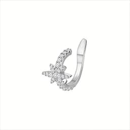 1Pc Hypoallergenic Huggie Earring Cuff for Women Men Sparkling Cubic Zerconia Fake Cartilage Clip On Earing No Piercing Jewelry
