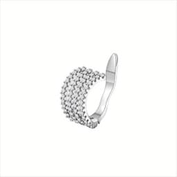 1Pc Hypoallergenic Huggie Earring Cuff for Women Men Sparkling Cubic Zerconia Fake Cartilage Clip On Earing No Piercing Jewelry