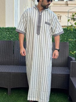 2024 Embroidered Traditional Men Boubou Jalabiyas Jubbah Muslim MEN'S Thobe Morocco Thobes Islamic Clothing Ramadan Robe Abaya