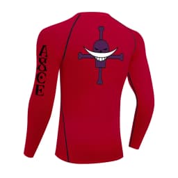 Men's Rash Guard Anime Manga Print Gym Compression Shirts Fitness Quick Dry Rashguard Sport Tops Tees Outdoor Summer SPF 60 Male