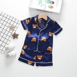 New Summer Baby Boys Clothes Suit Children Girls Sleepwear Shirt Shorts 2Pcs/Sets Kids Pajamas Toddler Costume Infant Tracksuits