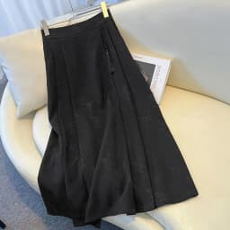 2024 Summer Women Fashion New Chinese Traditional Skirts Girls Comfortable Baggy Elastic Dress Female Versatile Slimming Skirts
