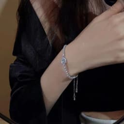 New 925 Sterling Silver Luxury Bracelet Elegant Shiny Zircon Fine Jewelry For Women Engagement Wedding Glamour Jewelry Wholesale