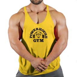New Arrivals Bodybuilding Stringer Tank Top Gym Sleeveless Shirt Men Fitness Vest Singlet Sportswear Workout Tanktop