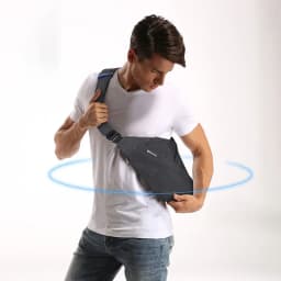 DIENQI Shoulder Bags for Men Thinlight Body Pocket Men's Crossbody Bag Multi-pocket Pouch Anti Theft Security Male Holster Bag