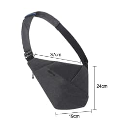 DIENQI Shoulder Bags for Men Thinlight Body Pocket Men's Crossbody Bag Multi-pocket Pouch Anti Theft Security Male Holster Bag