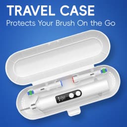 Intelligent Rotating Electric Toothbrush, 4 Modes Smart Rechargeable Rotary Toothbrush Compatible with Oral B Replacement Heads
