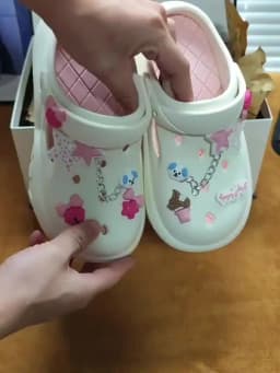 Women's Summer Beach Clogs with Adorable Cartoon Accents, Breathable Hollow Out Design, Lightweight and Comfy for Casual Wear