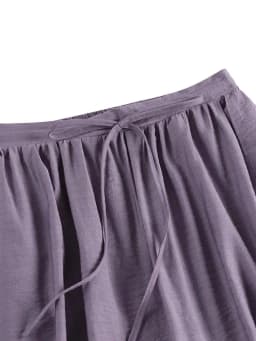 ZANZEA Elegant Faldas Flowy A-line Pleated Skirt 2024 Casual Women Elastic Waist Skirts Party Loose High Waist Solid Maxi Skirt