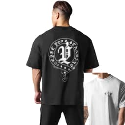 LYFT New Muscle Fitness Men's Running T-Shirts Training Jersey Casual Loose Sports Cotton Short Sleeve T Shirt Workout Tops Tee