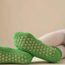 6 double children's non-slip floor socks Trampoline socks Four seasons universal solid color digital trend student indoor socks