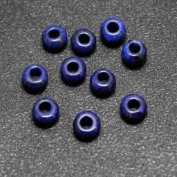 10Pcs Natural Crystal Agate Stone Big Hole Beads Abacus Spacer Beads Crafts Supplies for Jewelry Making DIY Bracelet Accessories