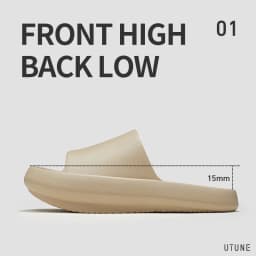 UTUNE Wave soled Slimming Women's Slimming Slippers Home Slide Full body Shape Fitness Platform Slimming Sandals GYM Anti slip