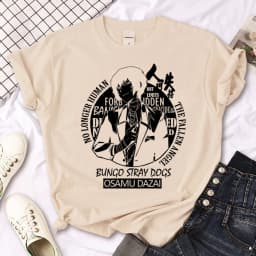 Dazai T-shirts Women Funny Streetwear Summer T Shirt Girl Designer Japanese Clothes Aesthetic Clothes