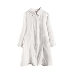 White Shirt Chemises Femmes Loose Type Elegant Blouses Mid-length Style Plus Size Women Clothes Long Sleeve Blouse Shirts