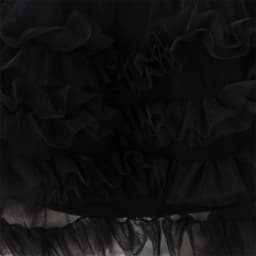 Baby Girls Trailing Tail Black Party Dress Kids Lace Fluffy Evening Princess Gown Elegant Girl Fashion Birthday Tutu Dresses