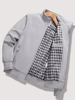 Men's Spring and Autumn New Casual Jacket 2024 New Solid Color Trend Business Casual Commuter Easiest for Match Coat Fashion Sta