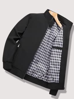 Men's Spring and Autumn New Casual Jacket 2024 New Solid Color Trend Business Casual Commuter Easiest for Match Coat Fashion Sta