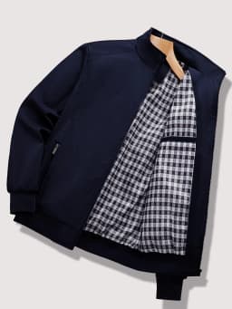 Men's Spring and Autumn New Casual Jacket 2024 New Solid Color Trend Business Casual Commuter Easiest for Match Coat Fashion Sta
