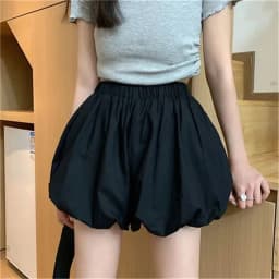 Y2K Elastic High Waist Women Lantern Shorts Summer Fashion Streetwear Casual Sports Shorts Korean All-Match Loose Harajuku Short