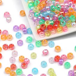 1000pcs 6x9mm Multi-Colored Large Hole Pony Beads DIY Jewelry Making Supplies For Kids Crafts Keychains Friendship Bracelet Bead