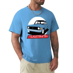 Zastava 101 T-Shirt boys whites anime korean fashion animal prinfor boys big and tall t shirts for men Short Sleeve Round Collar
