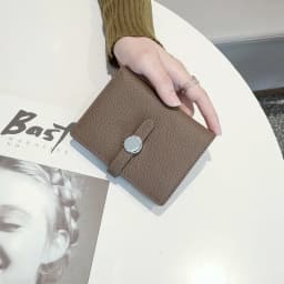 100% Cow Genuine Leather Women's Wallets and Fashion Small Money Bag Luxury Wallet Design Coin Purses Simple Wallet Card Holder