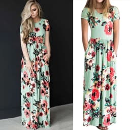 Summer Mommy and Me Family Matching Mother Daughter Flower Dresses Clothes Mom Dress Kids Child Outfits Mum Baby Girl Clothing