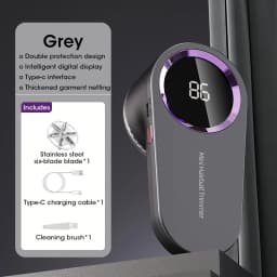 Electric Lint Remover Electric Hairball Sweater Trimmer Type-C USB Charging Convenient Smart LED Pellet Cutter Fast Household