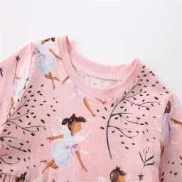 Jumping Meters 2-7 Princess Girls Dresses Fairy Tale Cotton Long Sleeve Children's Clothes Party Fashion Kids Frocks