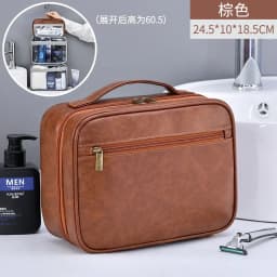 Men's Cosmetic Bags Travel Essentials Cosmetics Organizer Foldable Hanging Storage Bag Clear Waterproof Luxury Makeup Bag