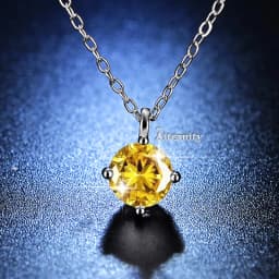 100% Real D Color Moissanite Pendant Necklace GRA Certificate for Women Wedding Bridal S925 Sterling Silver Fine Jewelry