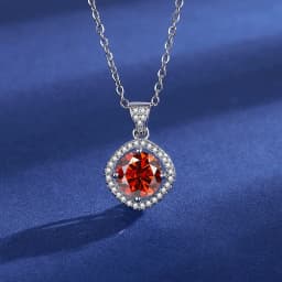 100% Real D Color Moissanite Pendant Necklace GRA Certificate for Women Wedding Bridal S925 Sterling Silver Fine Jewelry