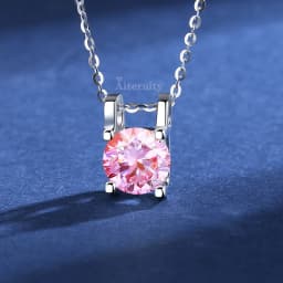100% Real D Color Moissanite Pendant Necklace GRA Certificate for Women Wedding Bridal S925 Sterling Silver Fine Jewelry