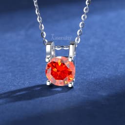 100% Real D Color Moissanite Pendant Necklace GRA Certificate for Women Wedding Bridal S925 Sterling Silver Fine Jewelry