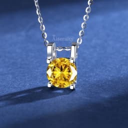 100% Real D Color Moissanite Pendant Necklace GRA Certificate for Women Wedding Bridal S925 Sterling Silver Fine Jewelry
