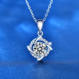 100% Real D Color Moissanite Pendant Necklace GRA Certificate for Women Wedding Bridal S925 Sterling Silver Fine Jewelry