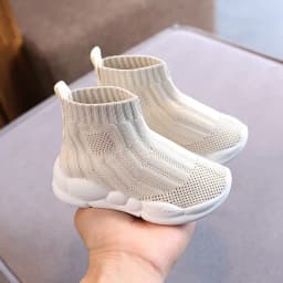 Children's Sneakers Spring Autumn Breathable Girls Causal High-top Socks Shoes Fashion Versatile Kids Causal Boys Running Shoes