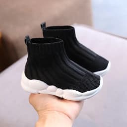 Children's Sneakers Spring Autumn Breathable Girls Causal High-top Socks Shoes Fashion Versatile Kids Causal Boys Running Shoes