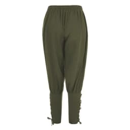 New Trendy Men's Casual Trousers Drawstring Pants Medieval Pirate Trousers Cotton and Linen Streetwear Pants Daily Wear
