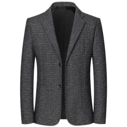 Men's Retro Plaid Suit 2025 High Quality Spring Autumn Leisure Fashion Handsome Business Ironing Top Coat