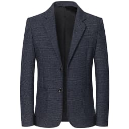 Men's Retro Plaid Suit 2025 High Quality Spring Autumn Leisure Fashion Handsome Business Ironing Top Coat