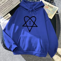 Heavy Mental Streetwear Him Ville Valo Graphic Hoodies Sudadera Mujer Winter Comfortable Long Sleeve Clothes Casual Women Hoodie