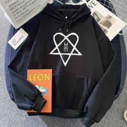 Heavy Mental Streetwear Him Ville Valo Graphic Hoodies Sudadera Mujer Winter Comfortable Long Sleeve Clothes Casual Women Hoodie