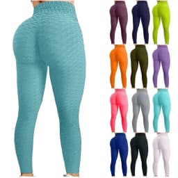 S-3XL Women's Bubble Hip Lifting ExerciseYoga Pants Women Fitness Running High Waist Gym Fitness Sports Flared Pant Dance Sexy