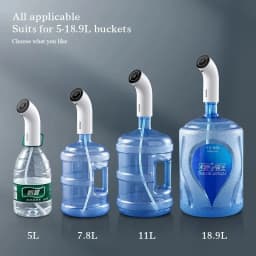 MINI New Water Pump 19 Liters Water Home Dispenser USB Rechargeable Electric Water Pump Portable Automatic Drinking Pump Bottle