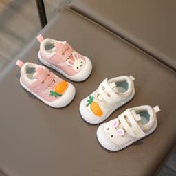 Children's Walking Shoes Red Cartoon Soft Breathable Boys Girls Baby Shoes Khaki Lightweight Kids Baby Casual Shoes Sandals