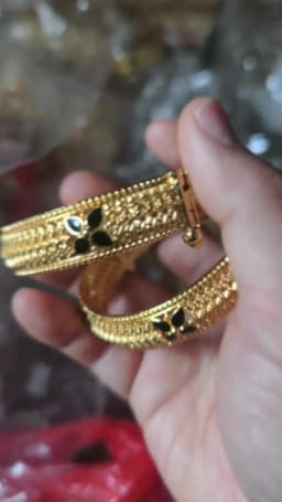 2pcs 24K Gold Color Bangles Arabic Ethiopian Nigerian Banquet Wedding Bracelets Party Choker Copper Jewelry Gifts