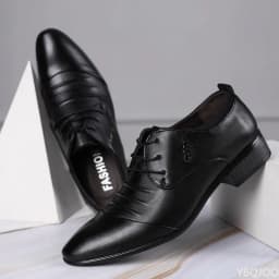 New Men's plus size shoes Trendy versatile business Flats Fashion comfort leather shoes Wedding party Male formal footwear Homme